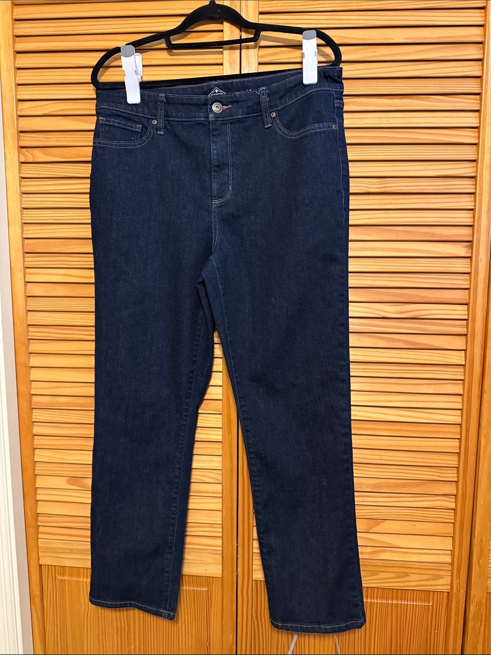 St. John's Bay Dark Indigo Straight Leg Jeans